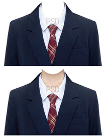 女西装证件照衣服素材psd