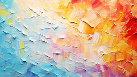 彩色油彩油漆水彩水粉涂鸦背景