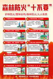 森林防火海报