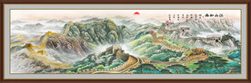 巨幅长城国画