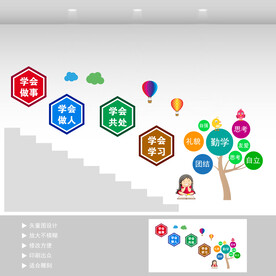 幼儿园楼梯文化