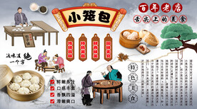 小笼包背景墙