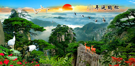 黄山迎客松