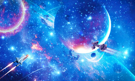 蓝色星空