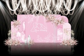 粉色婚礼效果图