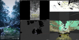 夜店清明节概念海报