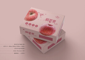 苹果包装 平面图