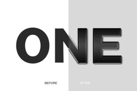 黑玻璃钢字体样式