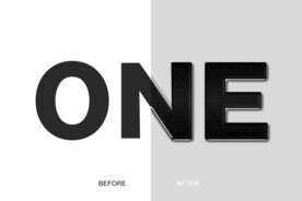 黑玻璃钢字体样式