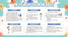 慢性病防治知识宣传栏