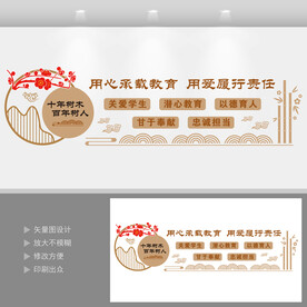 教师办公室文化墙