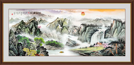 客厅山水画
