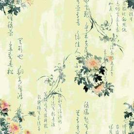 数码印花故诗画