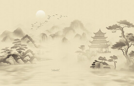 新中式意境山水画