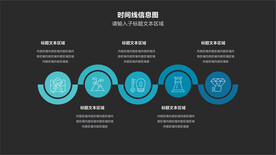 流程步骤时间线信息图