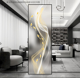 高清分层透明底平开门打印图