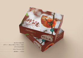 柿子包装 平面图