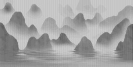 线条山水