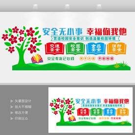 校园安全文化墙