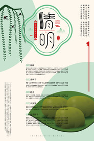 清明节海报