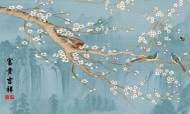 新中式花鸟工笔画