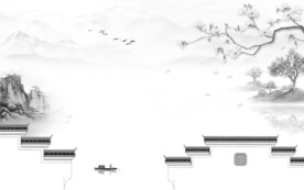 人气 新传灰色山水 TIF分层