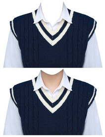 女人证件照衣服素材psd