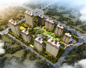 住宅设计鸟瞰效果图