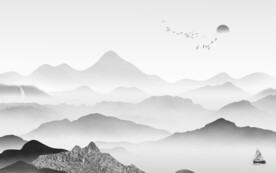 新款 新传灰色山水 TiF分层