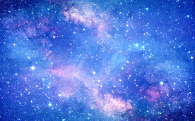 蓝色星空图