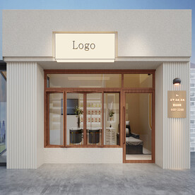 宅寂风美甲美睫店门头