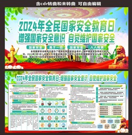 国家安全教育日展板