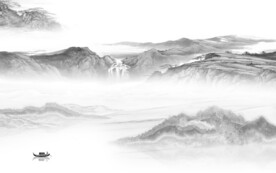 新传 灰色高雅山水 TiF分层