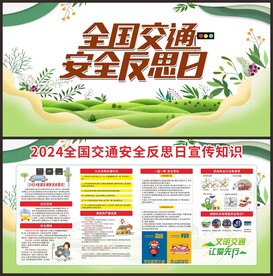 2024全国交通安全反思日宣传
