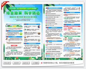 全国肿瘤防治宣传周宣传单