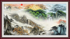 新传 高清大气山水 TiF分层