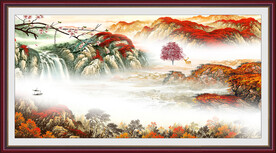 简约 高清大气山水 TiF分层