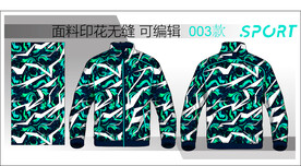 潮牌男装外套 男装面料印花