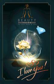 高端美容养颜健康调理瑜伽海报