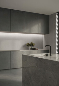 现代简奢 西厨空间效果图