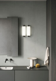 素色卫生间 墙身瓷砖特写