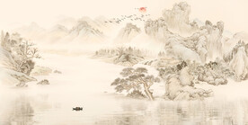 仿古山水意境