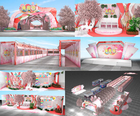 樱花节3D效果图