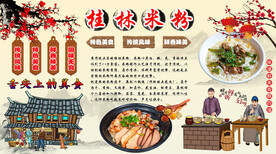 桂林米粉背景墙