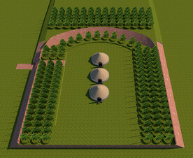 墓地坟墓设计案例效果图