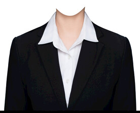 女西装证件照衣服素材