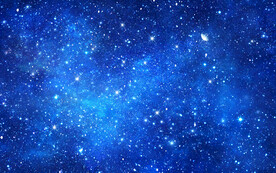 蓝色宇宙星空背景
