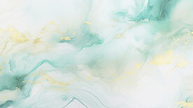 绿色渐变水墨画背景