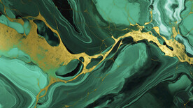 绿色渐变金线大理石背景