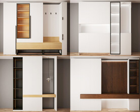 现代衣柜 玄关柜 鞋柜